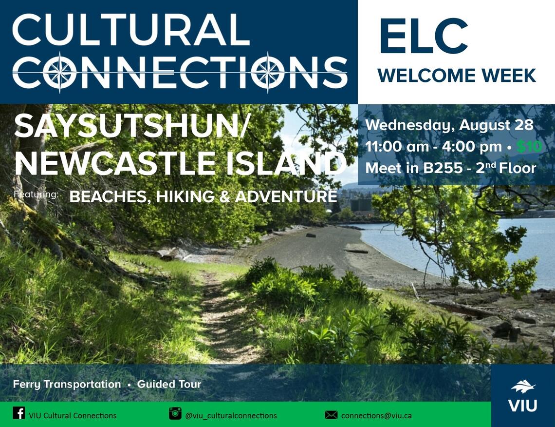 VIU - Cultural Connections - ELC Welcome Week - Saysutshun