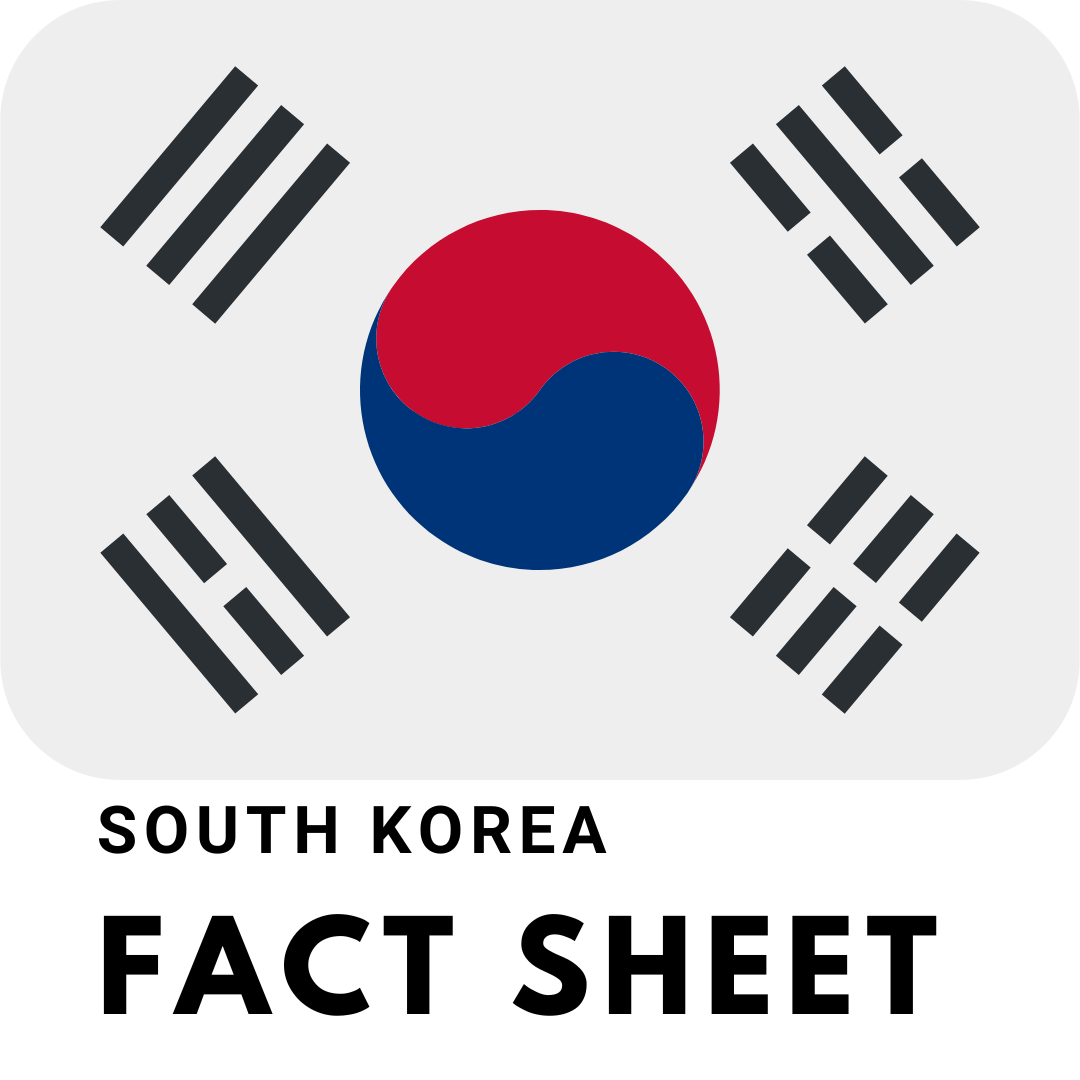 South Korea Fact sheet