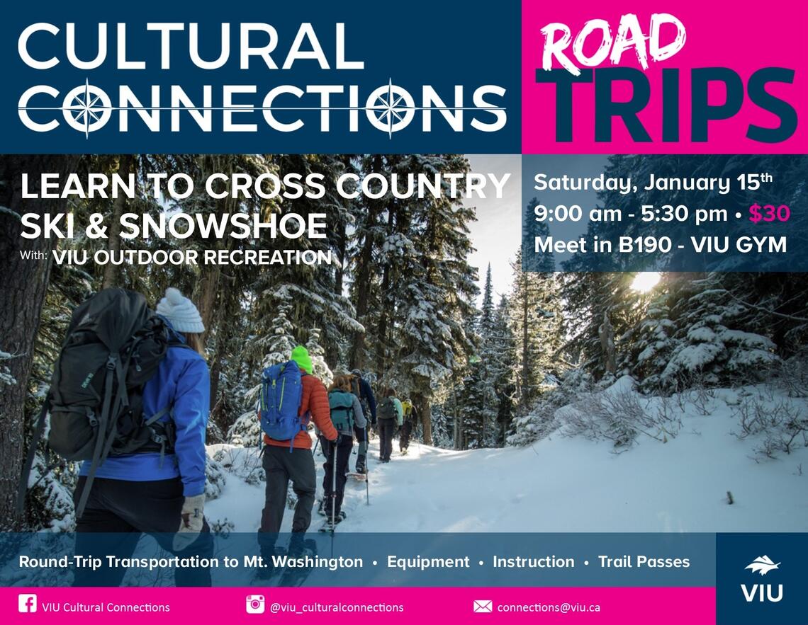CC Road Trips - Learn to Cross Country Ski & Snowshoe with Outdoor Rec