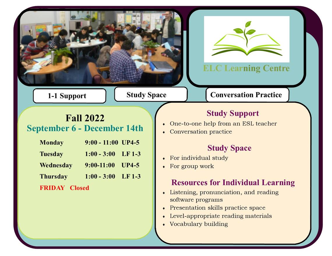 Learning Centre - Fall 2022