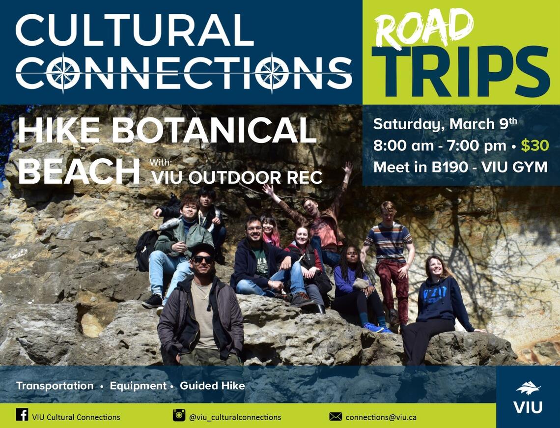VIU Cultural Connections - Botanical Beach Hike with Outdoor Recreation