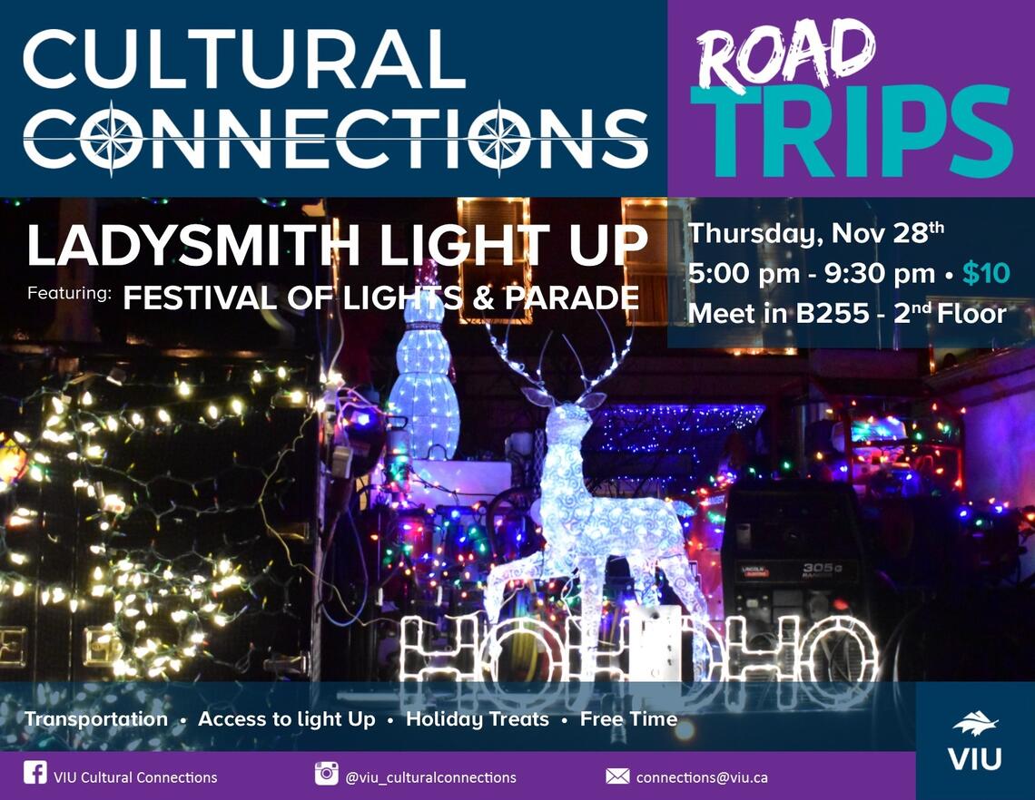 VIU - Cultural Connections - Road Trips - Ladysmith Light Up