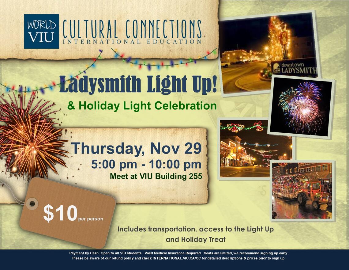 VIU Cultural Connections - Ladysmith Light Up