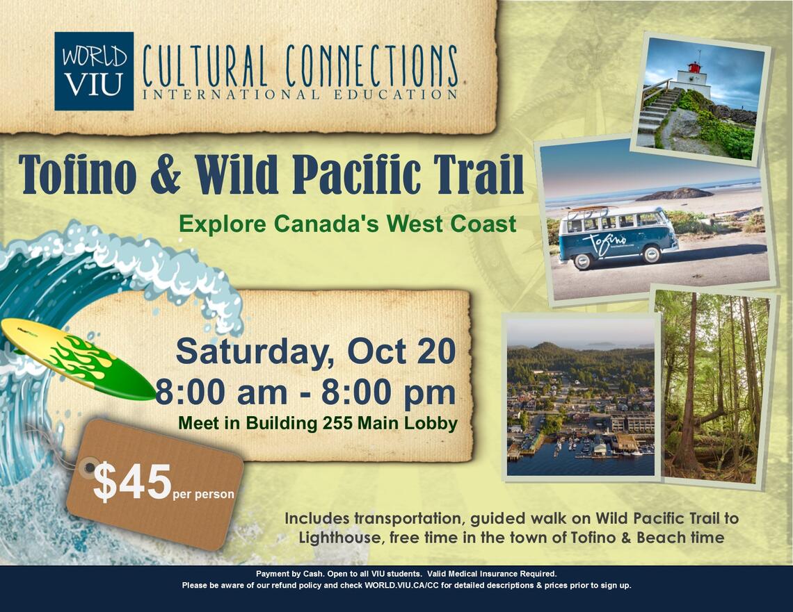 VIU Cultural Connections - Tofino & Wild Pacific Trail