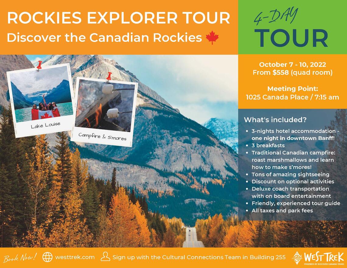 Discover Canada Tours - Rockies Explorer Tour