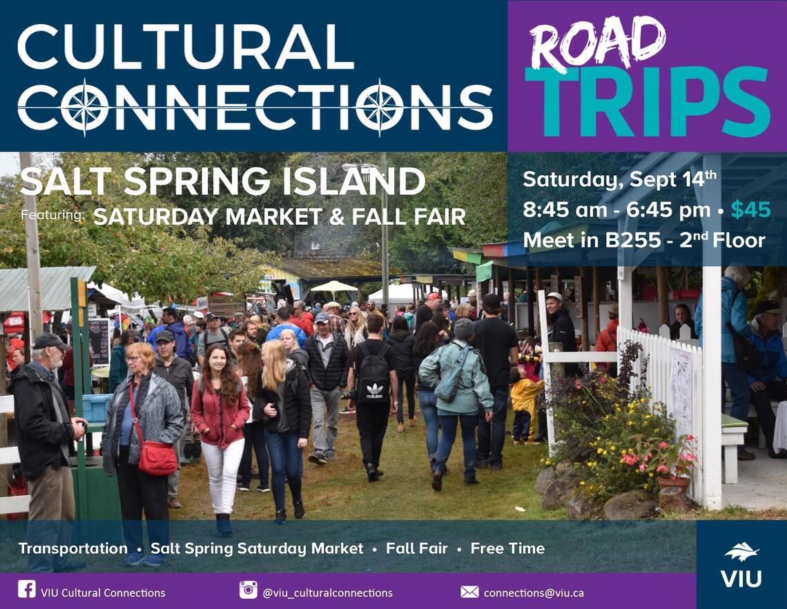 VIU - Cultural Connections - Road Trips - Salt Spring Island Fall Fair
