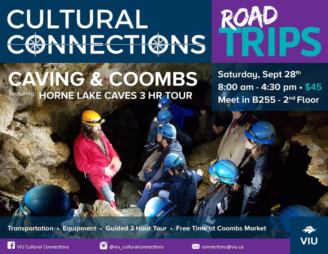 VIU - Cultural Connections - Road Trips - Caving & Coombs