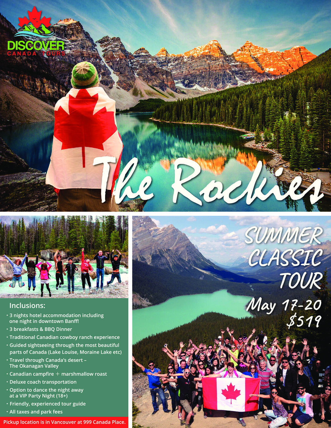 Discover Canada Tours - Canadian Rockies Summer Classic Tour