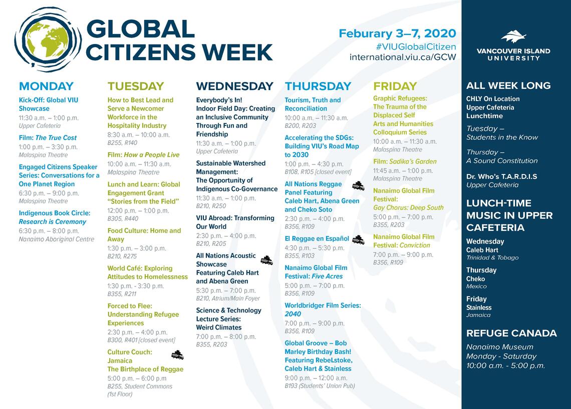 Global Citizens Week Global Engagement VIU